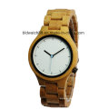 Montre-bracelet en bois pour homme avec logo en bois sur mesure